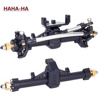 1Set Plastic Front Rear Axle With Servo Mount for 1/24 RC Crawler Car Axial SCX24 Gladiator Bronco C10 Upgrade Parts