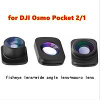For DJI Osmo Pocket 2 1Filter Set Micro-Wide Angle / 10X / Fisheye Filter Lens Set Filters Kit for Outdoor Photography Pocket 2