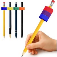 2Pcs 10g Weighted Kids Elderly & Special Needs Silicone Handwriting Aid Improves Penmanship Colorful Writing Trainer