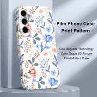 Warm Flowers Phone Case For Samsung Galaxy S25 S24 S23 S22 S21 S20 Plus Ultra FE 5G Film Hard Cover