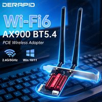 Fenvi AX900 WiFi 6 PCIe Wireless Adapter Dual Band 2.4G/5G Bluetooth 5.4 900Mbps Network Card for Desktop PC Gaming Win10/11