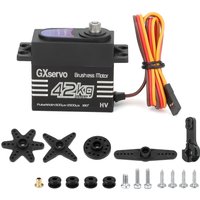 42KG Large Torque Digital Brushless Servo with 25T Servo Arm Metal Gear Steering 180° For 1/8 1/10 RC Car Robot Boat RC Parts