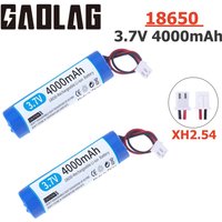Original 3.7V 4000mAH Rechargeable Lithium Battery 18650 Li-ion with PCB PH2.0-2P Battery for Fishing LED Light Bluetooth 4.2V