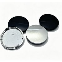 4pcs Blank No Badge Car Wheel Center Caps 65MM Clips 60MM Wheels Hub Cap No Logo Rim Hubcaps Dust Cover Replace Car Accessories
