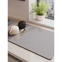VIKAMA Kitchen Draining Tray Countertop Water-Absorbing Heat-Resistant Pot Insulation Pad Bar Counter Cup Pad Dish Drying Pad