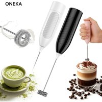 ONEKA Mini Handheld Powerful ABS Electric Milk Frother Drink Mixer Foam Maker For Camping Coffee Cappuccino Frappe Matcha