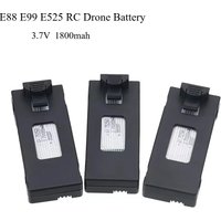 Bateria do drona RC 3.7V 1800mAh, akcesorium do dronów E88 E88PRO E99 E525 P1 K3 P10 A13 S98 Mini Uav, specjalna część do drona RC.