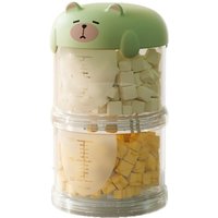 Convenient Plastic Multi-Layer Cat Food Box Sealed Cute Dog Snacks Storage Box Moisture-Proof Cat Food Bucket Outdoor