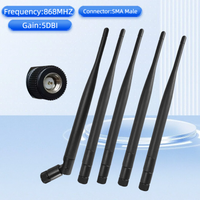 GWS 5pcs wholesale 868MHz Antenna Lora Lorawan 915MHz high gain 5dbi SMA Male Connector GSM meshtastic antenne