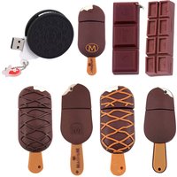 Biscuit shape USB Flash Drive candy pendrive little mini funny pendrives 4GB 8GB 16GB 32GB 64GB cookie usb disk best gift u disk