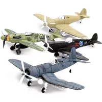 1/48 WWII Fighter Model 4D Assemble Aircraft Plastic DIY Accessories Toy Small Airplane Toy Diy Craft Kits for Adults