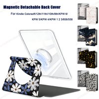 For Kindle Paperwhite 6 12th Generation Case 7 inch 360° Rotation Magnetic Detachable Ebook Cover for Kindle Colorsoft 7" Funda