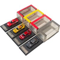 Schnelle 1:64 Skyline GT-R Rote Endless/Pennzoil Racing Lackierung Druckgussautos mit separaten Vitrinen auf Lager, versandbereit