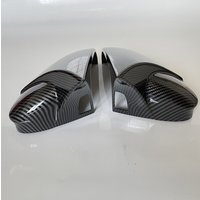 Car Styling For VW Volkswagen Golf 8 MK8 GTE GTD GTI R-Line 2020~2022 Side Rearview Mirror Cover Cap Trim With Horn Accessory