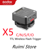 Godox X5 C/N/S/F/O Trigger Modular & iT32 iFlash Camera Flash Detachable Design 2.4G Wireless TTL HSS Cross-Brand Compatibility