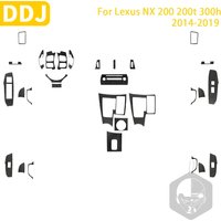 For Lexus NX 200 200t 300h 2014-2019 Accessories Car Carbon Fiber Interior Air Outlet Steer Wheel Gear Trim Stickers Decoration