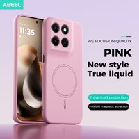 Magnetic Liquid Silicone Case For Moto Edge 60 Fusion G77 G67 G Play Magsafe Wireless Charge Skin Feel Matte Shockproof Cover