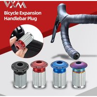 VXM 1 Pair Road Bike Handlebar Expansion End Plugs Aluminum Alloy Handle Bar Cap BMX MTB Grip Cover Bicycle Accessories