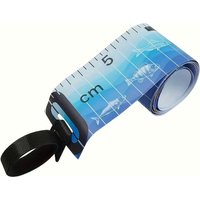 1Pc Fish Ruler Fish Measuring Tape Folding Fishing Ruler Roll up Fishing Tape Measure with Storage Strap Waterproof Pvc Fish Mea