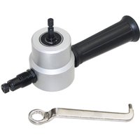 Outil de découpe de tôle à double tête rotative à 360 degrés, accessoire de perceuse pour découpe libre de tôle