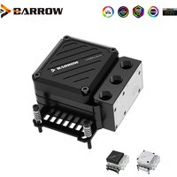 Barrow CPU Water Block For AMD AM5 AM4 AM3+ AM3 FM2 Processor Integrated 10W Pump Water Tank Reservoir Small PC Set,LTPRPA-04 M