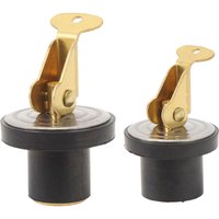 Brass Drain Plug Brass Drain Plug Rugged Rustproof Strong Sealing Compression Drain Plug for Boat Marine Sinks Beams Baitwells