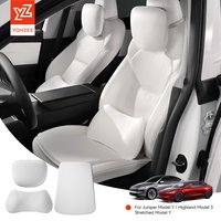 YZ For Tesla Model YL Y 3 Highland Juniper Neck Pillow Soft Memory Waist Soft Seat Cushion Headrest High-Quality Lumbar Support