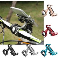 AliExpress NONE 360 Rotate Aluminum Alloy Motorcycle Bicycle Phone Holder Anti-slip Bracket Support GPS Clip Bike Phone Stand for phone