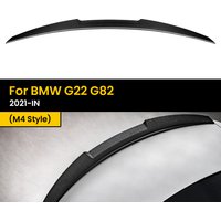 Automotive Real Dry Carbon Technology 3*3 Carbon Fiber Rear Trunk Spoiler Boot Wing For BMW G22 G82 2021-IN