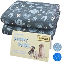 2pcs Large Pet Dog Pee Pads,Reusable Dogs Puppy Pads Pet Training Pads for Dogs, Absorbent and Leak-Proof Whelping Pads winter