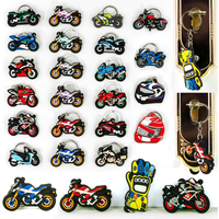 1PCS Cool Motorcycle Keychain Hot Sale Motorbike Keyring for Men Boys Car Key Accessories Glove Helmet Friends Key Holder Gifts