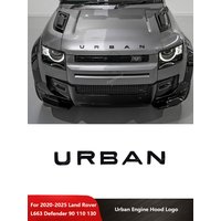Off Road 4x4 Exterior Accessories 3D ABS Urban Engine Hood Emblems Logo Letter Sticker Badge For 2020+ Land Rover L663 Defender