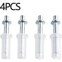 4PCS Bifold Door Top Guide Wheels Plastic For Closets Pantries Laundry Rooms Stainless Steel Bifold Door Top Pivot Hinge