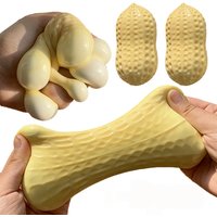 2026 NEW Peanut Squishy Stress Ball 11CM Buttery Soft Feel Slow Rebound Squeeze Toy ASMR Sensory Anti Anxiety Fidget Toy