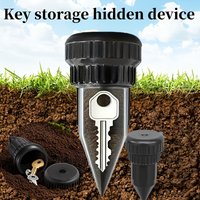 Garden Key Hider Sprinkler Realistic Underground Key Holder Concealer Garden Lawn Key Safe Protection Waterproof and Corrosion