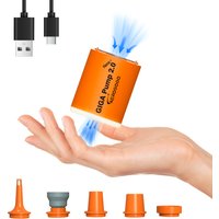 New GIGA Pump 2 Portable Air Pump with Camping Lantern - 4kPa Rechargeable Pump for Inflatables, Mattresses, and Pool Floats
