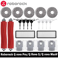 Roborock Q Revo MaxV/Q Revo S/Q Revo Pro Robot aspirador accesorio bolsa de polvo Cepillo Lateral principal filtro Hepa paños