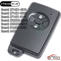 KEYECU 2 Buttons for Toyota Auris Yaris RAV4 Allion Premio Smart Remote Key Fob 271451-4610/ 0500/ 0111/ 0010/ 0011/ 0101/ A433