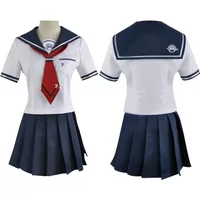 Cosplay Costume Danganronpa 3 Another Episode Cos Naegi Komaru Woman JK School Uniform Cosplay Costume Top+Skirt+Tie+Socks
