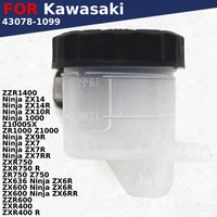 Former Brake Fluid Reservoir Tank Oil Cup For Kawasaki Z1000SX ZZR1400 Ninja ZX9R ZX14 ZX14R ZX10R 1000 ZR1000 Z1000 43078-1099