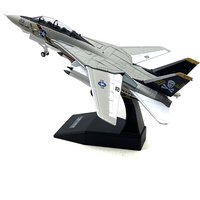 JASON TUTU 1/100 Scale USA F-14 Tomcat fighter Alloy Model Diecast Military Missile bomber