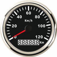 85mm GPS Speedometers 0-120Km/H Marine Speed Indicators Gauges 9-32v with GPS Antenna for Auto Motorcycle Truck Boat Vessel