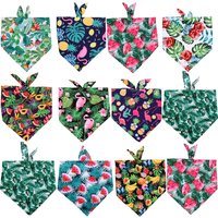 8pcs Dog Bandana Fruit Style Bandana Dog Accessories Dog Scarf Summer Dog bandanas Bulk Small Dog Pet Bandana Dog Supplies