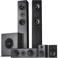 New Product 5.1ch Wooden Home Theater Speaker Subwoofer Amplifier for Home with Piano Painting