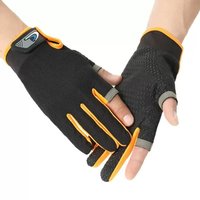 AliExpress NONE Summer Men Fishing Gloves Women Two Finger Cut Male Touchscreen Angling Anti-Slip Sun-Proof Breathable Cycling Fitness Gloves