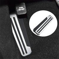 Edelstahl Auto Fußstütze Pedal Rest Pedale für Nissan March Maxima Juke Pulsar X-trail Qashqai Leaf Sunny Zubehör