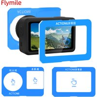Flymile Tempered Glass Screen Protector Film for DJI OSMO Action 6 Lens Protection Protective HD Film For Action 6 Accessories