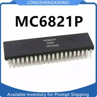 1PCS New MC6821 MC6821P Inline DIP-40 Microcontroller Chip in Stock