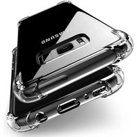 Shockproof Clear Soft Silicone Case For Samsung Galaxy S20 S21 S22 S23 FE S8 S9 S10E S10 Note 10 Plus 20 Ultra Cover Cases