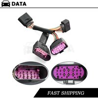 2Pcs 14Pin Xenon Headlight Wiring Harness Connector for Audi VW Skoda Seat Replaces 1J0973737 1J0973837